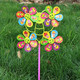 Buntes Windmühlen Kindergartenpark Event Dekoration Plastik Windmühle Kinderspielzeug landschaftlicher Windmühle Bunt sieben Blatt Windmühle
