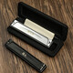 Guoguang 24-Loch-Mundharmonika Polyphonica C-Tune Mundoniconica Advanced Deutsch importiert Gong Erwachsene Anfänger Professionelle Leistungsniveau [High-End-Leistungsniveau] Guozhimeng 24-Loch Polyphonica C-Tune Black [kein Fingerabdruck]