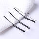 Qindu black curved hairpin thick one-word clip curved clip hairpin bangs clip side clip curved hairpin bag about 50 pieces curved clip 5.0 cm