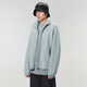 Sketch Autumn and Winter New Sweater Simple cómodo Cardigan Chaqueta Cardigan Design Oficial Commuter Sweater 363 Slate Verde M