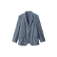Muji Herrenjacke Herrenjacke Frühherbst im Herbststil Herrenanzug kleiner Anzug ad0uva4s geräuchert blau l 175/100a