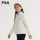 Fila Fila Children's Clothing Children's 2023 Winter Mid-Winter Big Children's Girls Woven Jacket Down Jacket Warm Suit Cool Purple-PU 165