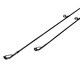 达亿瓦（DAIWA）CROSSFIRE穿越火线路亚竿远投船钓竞技翘嘴马口微物野钓新手鱼竿 2.03m /682MLB.CSQ/枪柄