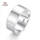 Aido diamond pt950 platinum ring men's fine platinum wide solid thick thick ring 23# 10.0-10.2g face width about 8.0mm