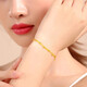 
Zhenshangyin China Gold Authorization Star Bracelet for Women 18k Gold Handkerchief Valentine's Day Birthday Gift for Girlfriend and Wife 18k Gold Bracelet + Seven Warehouse Delivery/On the next day