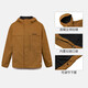 Timberland添柏岚外套男冲锋上衣秋冬户外登山服耐磨防水防风连帽夹克A695W A695WEH2/深小麦色 S