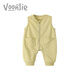 Fanlie baby clothes, autumn clothes, newborn male and female baby onesies, full moon and 100 days out overalls, harem clothes, spring and autumn M3214 green 80cm