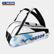 
VICTOR Victor 2024 World Tour commemorative product badminton bag large capacity rectangular racket bag shoulder bag BR6219 J Cuckoo purple rectangular bag