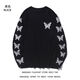 Cool Chapter (KUZHANG) European and American trendy high street long-sleeved T-shirt men's trendy ins couples hip-hop style loose street autumn clothes base shirt 679 black M