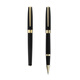 Picasso (pimio) signature pen gift box set Business office orb pen Signature pen Graduation gift for men and women Students adult writing practice 717 bright black gold clip