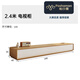 Pashaman Log Style Style Massivholz TV-Schrank Schrank Aufbewahrungsschrank integrierter Wand Wohnzimmer Haushalt Einfacher Bodenschrank 6189y [Log Style Solid Wood] 2,4-Meter-TV-Schrank Designer Neues Modell