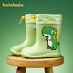 Balabala children's rain boots non-slip boy baby rain boots boy toddler outdoor water shoes men's waterproof rubber shoes cartoon cute