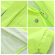 Caiyile long raincoat, windbreaker-style patrol, flood prevention, rainstorm protection, reflective poncho, fluorescent green, L-code 15696