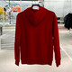 Nike (Nike) Veste pour hommes de sport et d'automne en tricot en velours à capuche chaude en velours sweat-shirt DQ7467-091 DQ7467-687 Chinese rouge plus velours 3xl