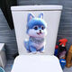 
Cute internet celebrity dog ​​super cute puppy stickers personalized decoration refrigerator toilet stickers car stickers children's room wall stickers YJ1424 20 cm