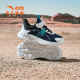 ANTA children's shoes for boys and girls, mesh breathable sports shoes, new spring and summer leather waterproof running shoes for middle-aged and older children, breathable casual shoes, Velcro shoes, official website flagship [spring mesh] dark navy/fluorescent super orange 5571-238 size/24cm