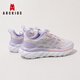ABC Kinder Kinderschuhe für Jungen und Mädchen Sportschuhe für Kinder im mittleren Alter für fliegende Kinder Kinder Laufschuhe 3152py Pink Purple 35