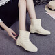 Botas de lluvia anti-slip antideslizas Huilie botas de lluvia de gelatina lindas botas de lluvia de cocina de moda zapatos de goma no deslizantes para mujeres zapatos impermeables para adultos 1585 zapatos individuales burdeos (tamaño más pequeño) 36 36