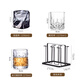 Qianxun Yazhi glass water cup set household cup light luxury high-value set (main picture) carved cup * 6