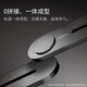 西门子（SIEMENS）旗舰款轨道插座 明装可移动轨道套装 黑色60cm+3五孔模块