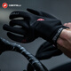 Castelli scorpion cycling gloves women's spring and autumn windproof warm lightweight bicycle long finger gloves 4519549 black 010 M