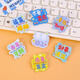Pei Nanwei inspirational text brooch metal badge simple and versatile creative student graduation gift blessing for high school entrance examination and college entrance examination Inspirational text brooch random 10 pieces