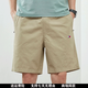 
YLIN TOMMY American Tommy Tommy Shorts Men Flagship Summer Casual Cropped Pants Men Pure Cotton Straight Beach Pants Men 9215 Bean Green 2XL Recommended 145-160Jin [Jin equals 0.5 kg]