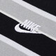 Nike (Nike) T-Shirt Herren 2024 Herbst Herbst Herren kurzärmeligte Revers-Polo-Hemd atmungsablöschbares lässiges Tennis weiße Baumwolle Kurzärmelige Männer FN3897-010 Schwarz/Weiße Streifen 2xl