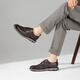 Aokang (Aokang) [Serie Wanbu] Zapatos para hombres nuevos zapatos de cuero informal de bajo techo zapatos de encaje para hombres 1221514110 marrón 40