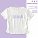 Pitt Pitt Girls Kurzarm T-Shirt 2025 Neue Kinder Sommer Dünne weiße kurze T-Medium Große Kinder modische Top 18848 Weiß + 9889 Weiß 170 cm