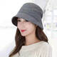 
Fangchi Autumn and Winter Female Fisherman Hat Mom Hat Autumn New Women's Autumn All-Match Fashion Top Hat Women's Winter Middle-aged and Elderly Women's Trendy and Fashionable Basin Hat Spring and Autumn DYM-831 Black Adjustable (55-59cm)