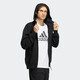 阿迪达斯（adidas） 男装新款时尚休闲运动服舒适防风连帽针织夹克外套DT9896 HN8978  L