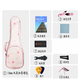 Quyang Ukulele female beginner professional-grade female cute entry-level children's small guitar Uklili veneer cherry blossoms + big gift bag 23 inches
