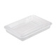 Xu Nian transparent braised vegetable cold dish display plate commercial cooked food tray plastic box plate rectangular square plate 27*21*4.5 without cover