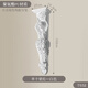 XMSJ French pu line beam trocar European imitation gypsum arched door arc buried door hole Roman column stigma decorative shape LT5009R-thickness 18.2*width 36.5*height 37. 0mm