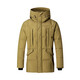 Sieben Wölfe (Septwolves) [Spritzsicher] Down Jacke Casual Outdoor Herrenjacke mit Kapuze mit Kapuze-Down-Jacke 702 (dunkle Aprikosenfarbe) 2xl 185/104a