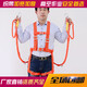 High-altitude working safety belt, outdoor construction safety belt, full body five-point air conditioning installation safety rope, electrician belt, European style, single small hook 3 meters