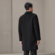 Heilan House (HLA) coat men's light business classic flat lapel pure wool coat men winter black 08 XL 180/96A recommended 151~164Jin Jin equals 0.5 kg