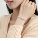 TTMIX fashionable platinum bracelet for women pt950 love platinum bracelet chain heart shape for girlfriend 7.3-7.5g 56mm
