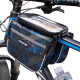 Cavalry company Cavalry bicycle bag front beam bag upper tube bag mountain bike bag saddle bag touch screen mobile phone bag accessories cycling equipment blue