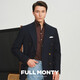
FULL MONTY Autumn and Winter VBC Blaze Navy Blue Suit Wool Jacket Men's Business Casual Suit Double Breast Single Navy Blue 3292 42