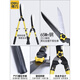 Deli pruning scissors, garden fruit tree scissors, floral pruning, lawn nursery scissors, thick and powerful large gardening scissors tool with retractable handle DL2805