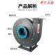 
XMSJ9-19 Centrifugal fan High-pressure centrifugal fan Ventilator Push ventilation fan Tunnel fan 9194A2.2KW380V