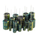 Direct plug high frequency aluminum electrolytic capacitor 10/16V/25/35/100/50v10uf22/470/1000 16v22000uf 18*40 green gold high frequency 2 pcs