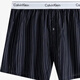 Calvin Klein CK Herbst neue Herren -Baumwollmode bequeme Boxer Höschen 2 Streifen + Plaid M.