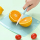 Zigman's 2025 new dopamine series fruit knife three-piece set paring knife cutting board set small fruit knife melon planer