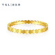 Xie Ruilin (TSL) gold ring 5G craft honeycomb ring ring YS507 15 rings (about 1.7g)