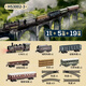 HETH Gift Box-Child Train Toy Boy Track Track Toy Toy Car Simulation Modèle 3-6th Birthday Gift Deluxe Version [1 Front + 5 Car + 19 Piste]