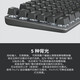 Logitech K845 mechanical keyboard Wired full size 104-key backlight e-sports mechanical TTC axis office gaming keyboard Desktop laptop boys and girls K845 blue axis-Frost blue