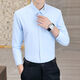 Yunhanyes neues Herrenhemd, modische elastische gestreifte Business-Stil, schlanke und schlanke junge modische Herrenkleidung, kostenloses Bügelhemd, 829 Black 3xL, empfohlen, etwa 148-168jin [Jin ist 0,5 kg]